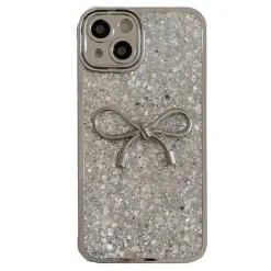 Iphone Cases*Boogzel Clothing Sparkle Bowknot iPhone Case Silver