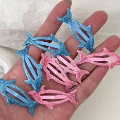 Hair Accessories*Boogzel Clothing Sparkly Dolphin Y2K Hair Clips