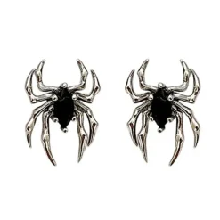 Earrings*Boogzel Clothing Spider Aesthetic Earrings Silver
