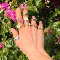 Anxiety Rings|Rings*Boogzel Clothing Spinner Butterfly Anxiety Ring