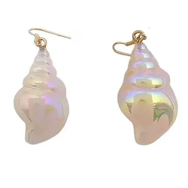 Earrings*Boogzel Clothing Spiral Shell Earrings Gold