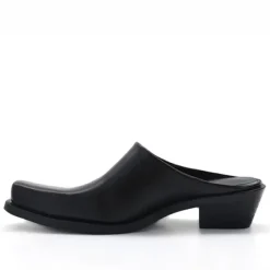 Mad|Boots / Platform Boots*Boogzel Clothing Square Toe Minimalist Mules Black