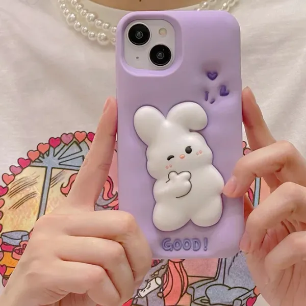 Iphone Cases*Boogzel Clothing Squishy Bunny iPhone Case Purple