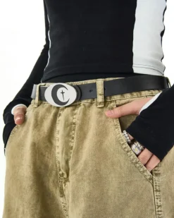 Belts & Chains*Boogzel Clothing Star & Moon Buckle Belt Black