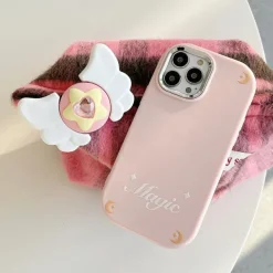 Iphone Cases*Boogzel Clothing Star Angel Wings iPhone Case Pink