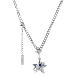 Necklaces & Chokers|Mens*Boogzel Clothing Star Child Pendant Necklace Silver