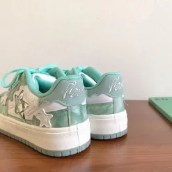 Aesthetic Sneakers|Classics*Boogzel Clothing Star Child Sky Sneakers Blue