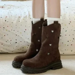 Boots / Platform Boots*Boogzel Clothing Star Cut-Out Boots