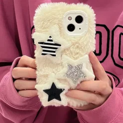 Iphone Cases*Boogzel Clothing Star Fluffy iPhone Case