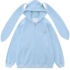 Hoodies*Boogzel Clothing Star Girl Aesthetic Bunny Ears Hoodie