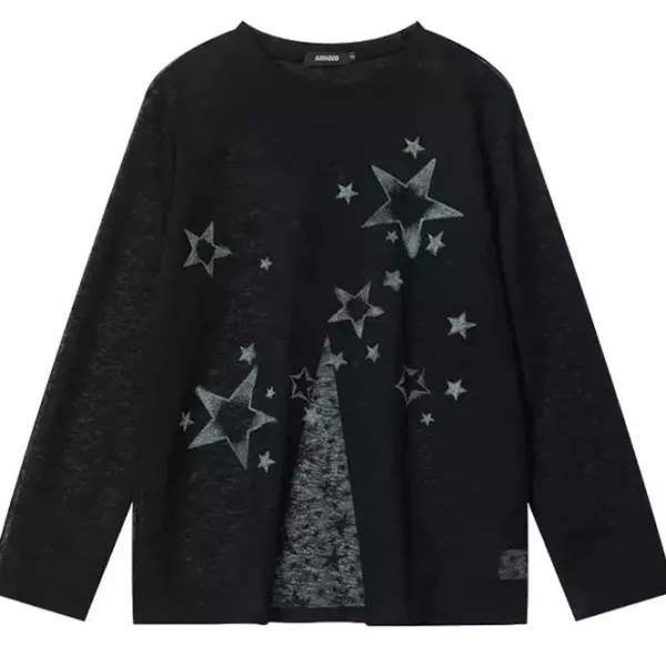 Long Sleeve Tops*Boogzel Clothing Star Girl Aesthetic Long Sleeve Top