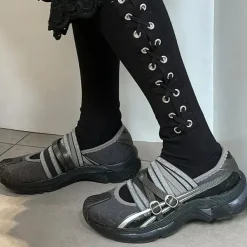 Aesthetic Sneakers*Boogzel Clothing Star Girl Ballet Sneakers