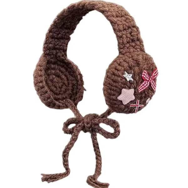 Other*Boogzel Clothing Star Girl Crochet Earmuffs