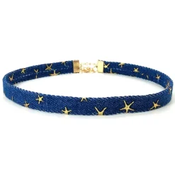 Necklaces & Chokers*Boogzel Clothing Star Girl Denim Choker