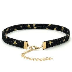 Necklaces & Chokers*Boogzel Clothing Star Girl Denim Choker