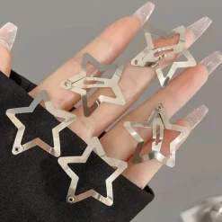 Hair Accessories*Boogzel Clothing Star Hair Clip Set 20 pcs Silver