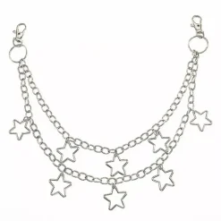 Other|Belts & Chains*Boogzel Clothing Star Pant Chain Silver