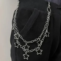 Other|Belts & Chains*Boogzel Clothing Star Pant Chain Silver