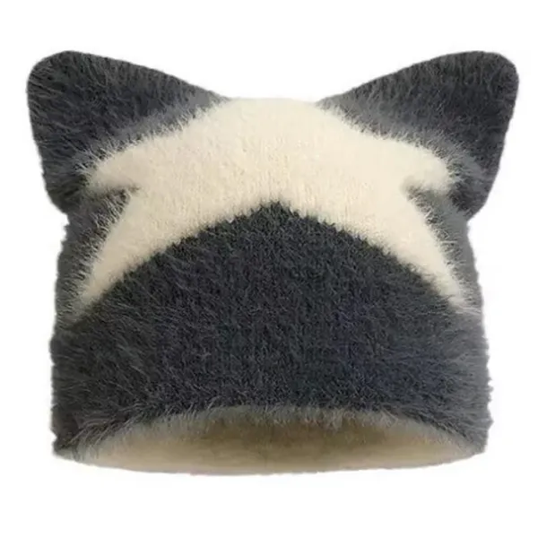 Hats*Boogzel Clothing Star Print Cat Ear Hat