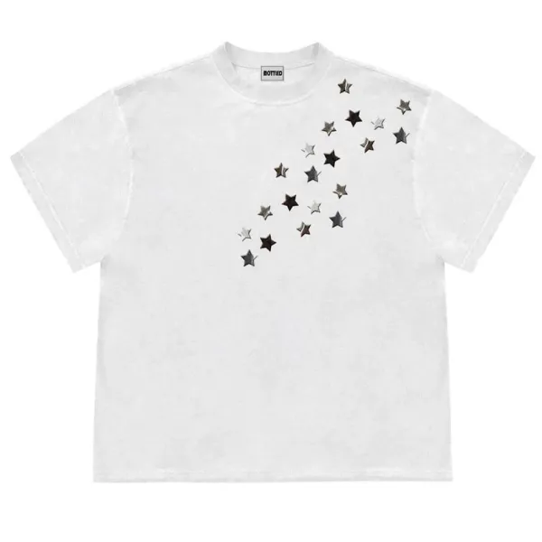 Aesthetic T-Shirts & Graphic Tees*Boogzel Clothing Star Print Oversized T-Shirt