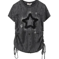 Aesthetic T-Shirts & Graphic Tees*Boogzel Clothing Star Print Relaxed Fit T-Shirt Grey