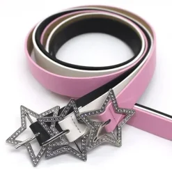 Belts & Chains*Boogzel Clothing Star Rhinestone Buckle Belt