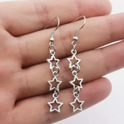 Earrings*Boogzel Clothing Stargirl Drop Earrings Silver