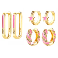 Earrings*Boogzel Clothing Steal Ur Crush 3-Pairs Earring Set