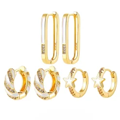 Earrings*Boogzel Clothing Steal Ur Crush 3-Pairs Earring Set