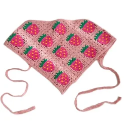 Other|Hats*Boogzel Clothing Strawberry Crochet Hair Scarf