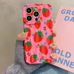 Iphone Cases*Boogzel Clothing Strawberry Fields iPhone Case Pink