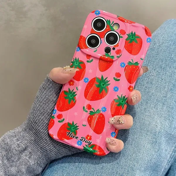 Iphone Cases*Boogzel Clothing Strawberry Fields iPhone Case Pink