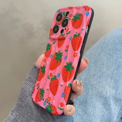 Iphone Cases*Boogzel Clothing Strawberry Fields iPhone Case Pink