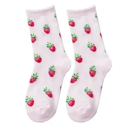 Socks*Boogzel Clothing Strawberry Fields Socks