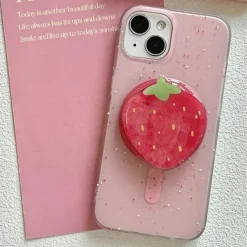 Iphone Cases*Boogzel Clothing Strawberry Grip iPhone Case Pink