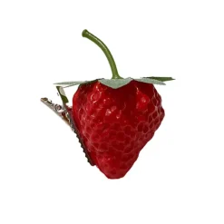 Hair Accessories*Boogzel Clothing Strawberry Hair Clip Red
