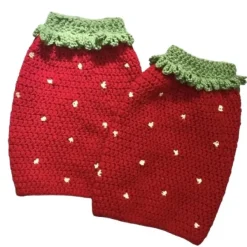 Other|Socks*Boogzel Clothing Strawberry Knit Leg Warmers
