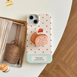 Iphone Cases*Boogzel Clothing Strawberry Swiss Roll iPhone Case