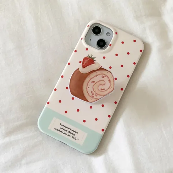 Iphone Cases*Boogzel Clothing Strawberry Swiss Roll iPhone Case