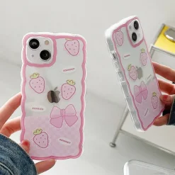 Iphone Cases*Boogzel Clothing Strawberry Wave iPhone Case Pink