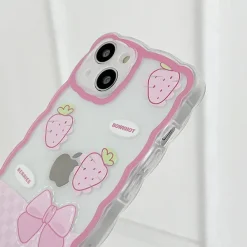 Iphone Cases*Boogzel Clothing Strawberry Wave iPhone Case Pink