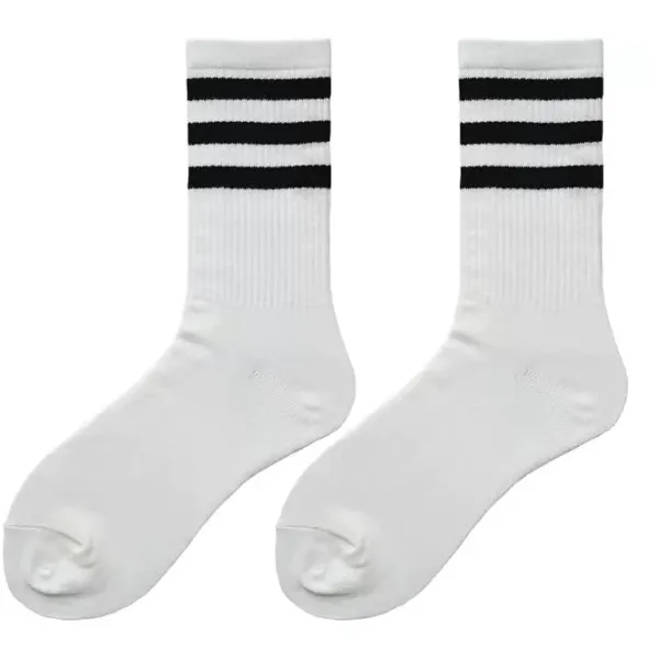 Socks*Boogzel Clothing Striped Crew Socks