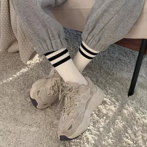 Socks*Boogzel Clothing Striped Crew Socks