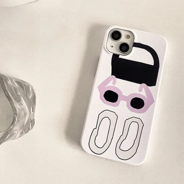 Iphone Cases*Boogzel Clothing Stylish Sunglasses iPhone Case White