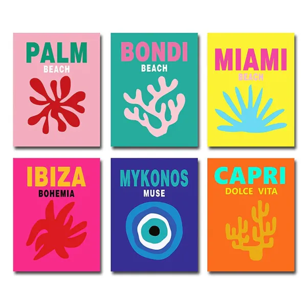 Posters / Tapestry|Aesthetic Room Decor*Boogzel Clothing Summer Vibes Canvas Poster