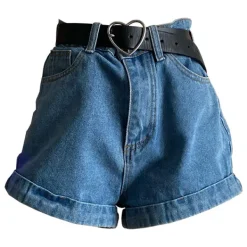 Shorts*Boogzel Clothing Sun & Moon Embroidered Shorts Blue