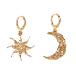 Earrings*Boogzel Clothing Sun & Moon Magic Earrings Gold