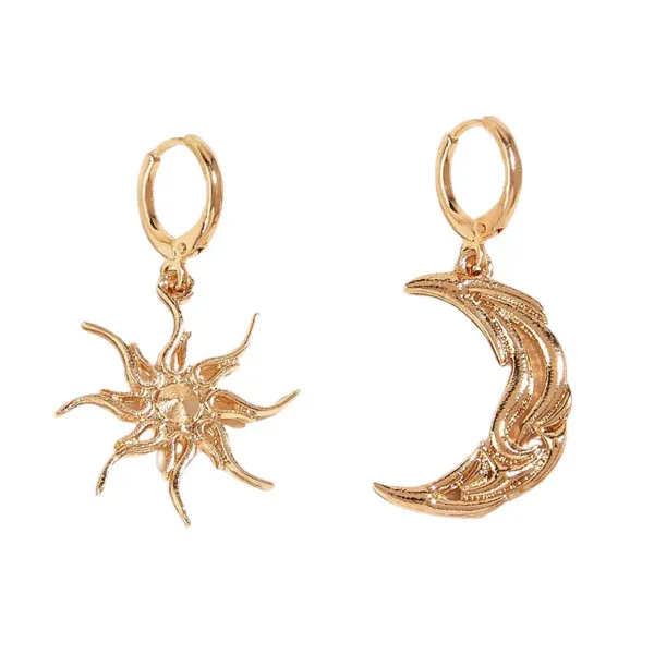 Earrings*Boogzel Clothing Sun & Moon Magic Earrings Gold