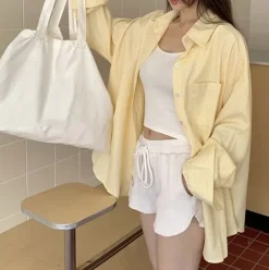 Long Sleeve Tops*Boogzel Clothing Sun of Provence Shirt Yellow