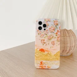 Iphone Cases*Boogzel Clothing Sunset Oil Painting iPhone Case